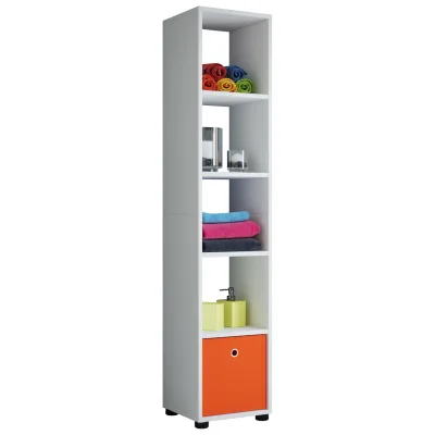 VCM Holzregal stehend   platzsparendes Regal   Maße:H. 152 x B. 31 x T. 30 cm   Elegantes Regal stehend   Aufbewahrungsregal   Bücherregal - Benas-5