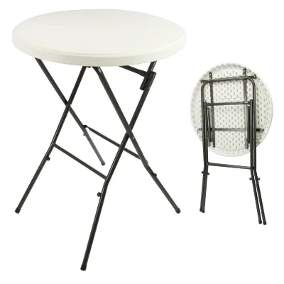 VCM Klapptisch   Balkontisch   Partytisch   Gartentisch klappbar   Bistrotisch   Ø 80cm