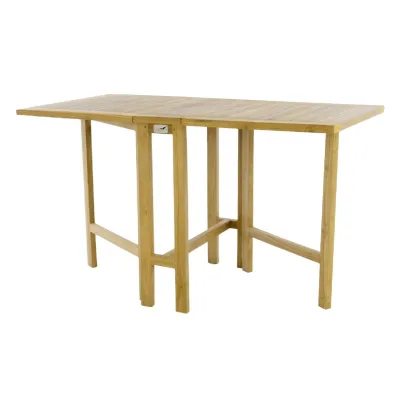 VCM Klapptisch   Maße ca. 135x65x75 cm   Balkontisch   Gartentisch   hochwertig Teak Holz