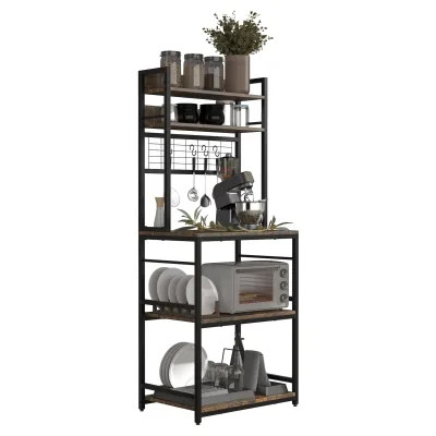 VCM Küchenregal   Maße ca. H. 150 x B. 60 x T. 40 cm   ausreichend Stauraum   Regal   Küchenmöbel - Kolari