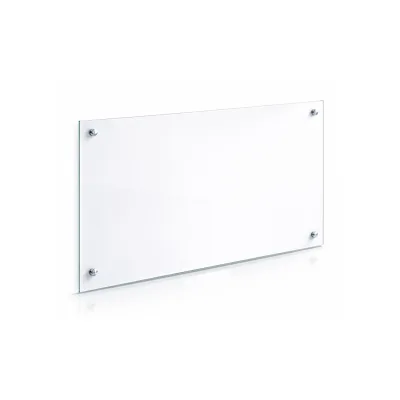 VCM Küchenrückwand Spritzschutz – ESG Hartglas 115 x 40 cm, Fliesenspiegel, Herdspritzschutz und Wandschutz für die Küche  - Esilo