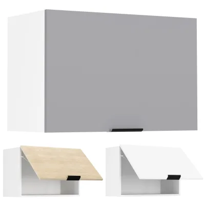 VCM Küchenschrank hängend   Maße ca. H. 40 x B. 60 x T. 31 cm   Hängeschrank mit Klapptür   Dunstabzug   Küchenmöbel – Fasola