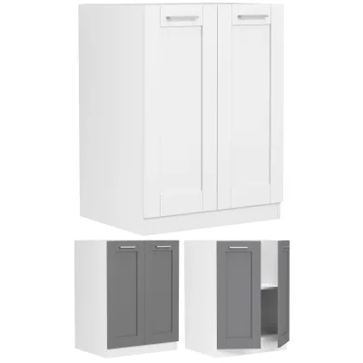 VCM Küchenschrank   Maße ca. H. 82 x B. 60 x. T. 46 cm   Unterschrank mit zwei Drehtüren im Landhaus Stil   Küchenmöbel – Colura