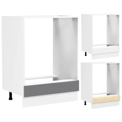 VCM Ofenschrank   Maße ca. H. 82 x B. 60 x. T. 46 cm   Herdumbauschrank   Herdschrank   Backofenschrank - Fasola