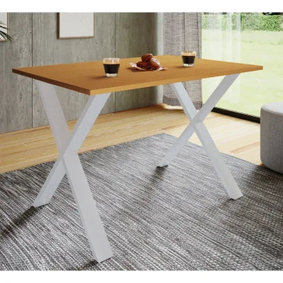 VCM Premium Holz Esstisch   H. 76 x B. 110 x T. 80 cm   Küchentisch Speisetisch Tisch Xona X