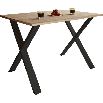 VCM Premium Holz Esstisch   H. 76 x B. 140 x T. 80 cm   Küchentisch Speisetisch Tisch Xona X