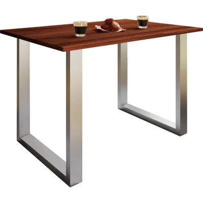 VCM Premium Holz Esstisch   H. 76 x B. 80 x T. 50 cm   Küchentisch Speisetisch Tisch Xona U