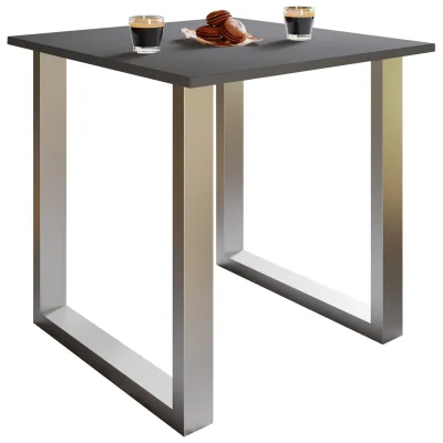 VCM Premium Holz Esstisch   H. 76 x B. 80 x T. 50 cm   Küchentisch Speisetisch Tisch Xona U