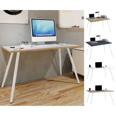 VCM Schreibtisch Computertisch Bürotisch Skandanivischer Retro Look Salia 110x50 cm