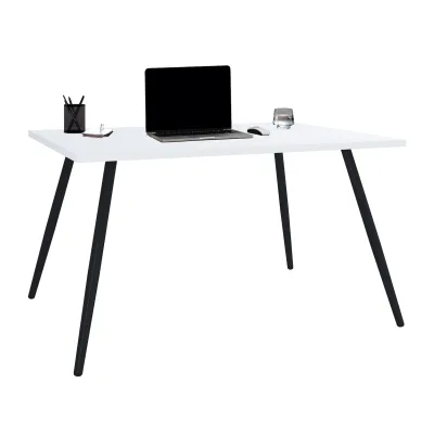VCM Schreibtisch Computertisch Bürotisch Skandanivischer Retro Look Salia 160x80 cm