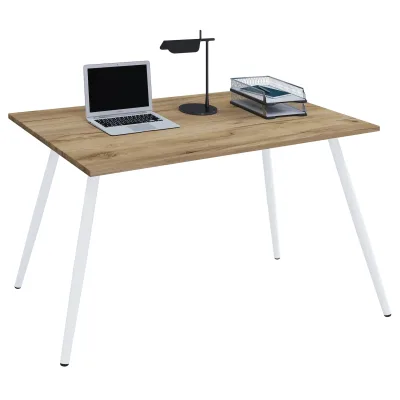 VCM Schreibtisch Computertisch Bürotisch Skandanivischer Retro Look Salia 80x50 cm