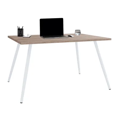 VCM Schreibtisch Computertisch Bürotisch Skandanivischer Retro Look Salia 80x50 cm