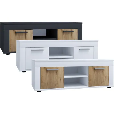 VCM TV Möbel   Lowboard   Fernsehregal   Maße H. 37 x B. 102 x T. 45 cm   Fernseh Möbel – Usilo