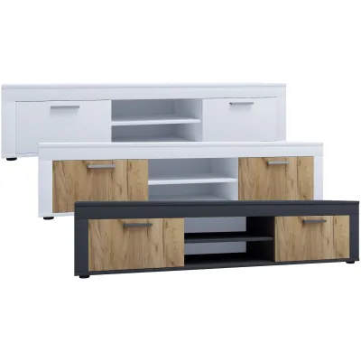 VCM TV Möbel   Lowboard   Fernsehregal   Maße H. 37 x B. 160 x T. 45 cm   Fernseh Möbel – Usilo