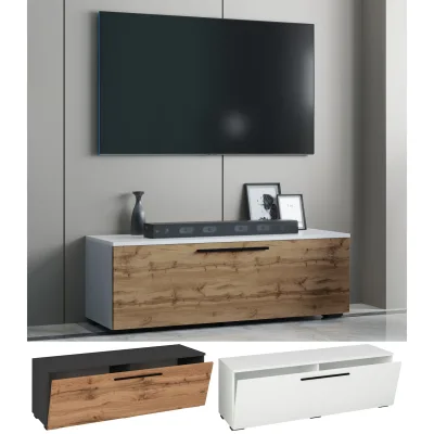VCM TV Möbel   Lowboard   Fernsehschrank mit breiter Klapptür   Maße H. 39 x B. 115 x T. 40 cm   Fernseh Möbel – Arila