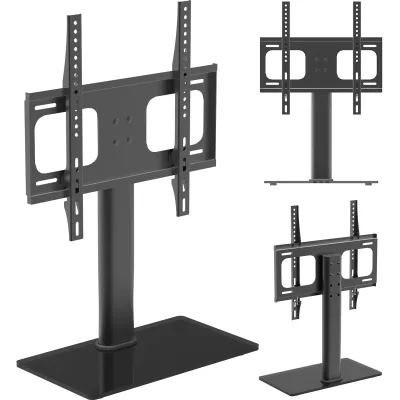 VCM TV Standfuß Aufsatz Erhöhung   26-55 Zoll bis 30 kg   VESA max. 400x400   Fernseh Ständer aus hochwertigem Stahl   Maße ca. H. 67 x B. 46 x T. 24 cm   Fernsehstand B-TTS-400