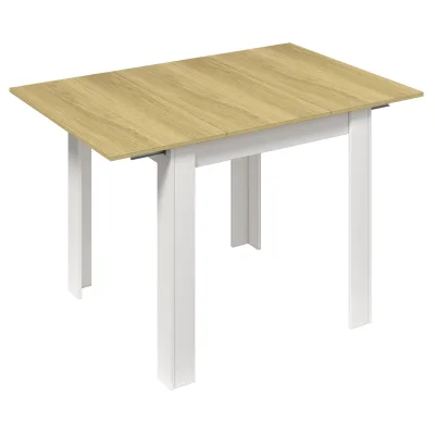 VCM VCM Esstisch ausziehbar, Holz Küchentisch 80-120 cm, kompakter Speisetisch für Küche & Essbereich, Tisch Pesoli