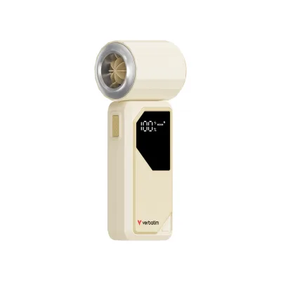 Verbatim Cool 'n' Go AirJet –Mini-Ventilator mit LED-Anzeige & 4 Geschwindigkeiten