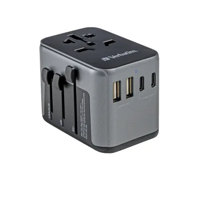 Verbatim Universal-Reiseadapter – Weltweit nutzbarUSB-C