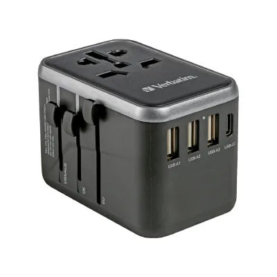 Verbatim Universal-Reiseadapter – Weltweit nutzbarUSB-C