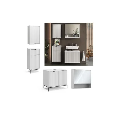 Vicco Badmöbel-Set Eliza Weiß 4 Teile