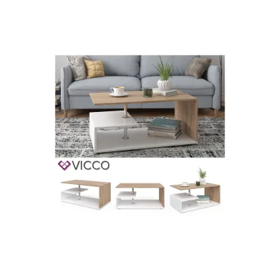 VICCO Couchtisch GUILLERMO - Wohnzimmertisch Sofatisch Tisch 4 Farbvarianten