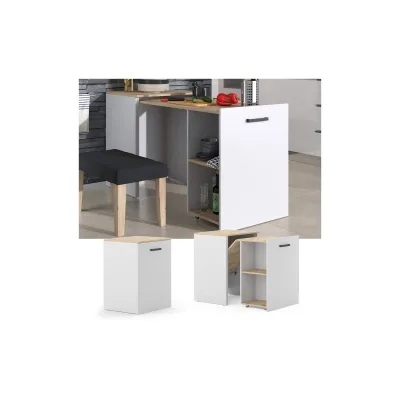 Vicco Esstisch Adam Greige Eiche 60 x 150,2 cm