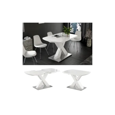 Vicco Esstisch Chinto Weiß 120 x 80 cm