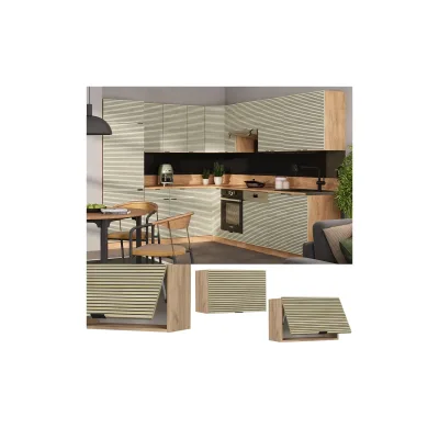 Vicco Hängeschrank Fame-Line Eiche gefräst 60 cm flach