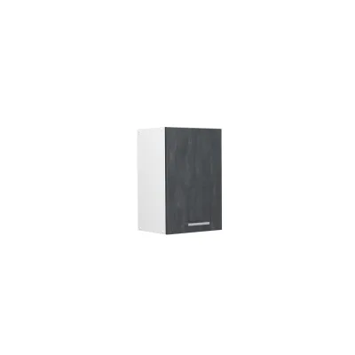 Vicco Hängeschrank R-Line Schwarz Beton Weiß 40 cm