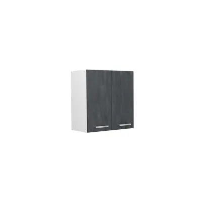 Vicco Hängeschrank R-Line Schwarz Beton Weiß 60 cm