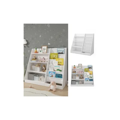 Vicco Kinderregal Conny Weiß 90 x 80,5 cm mit großen Ablagen
