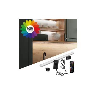 Vicco LED-Leiste Weiß 50 x 1,5 cm mit Starterpaket
