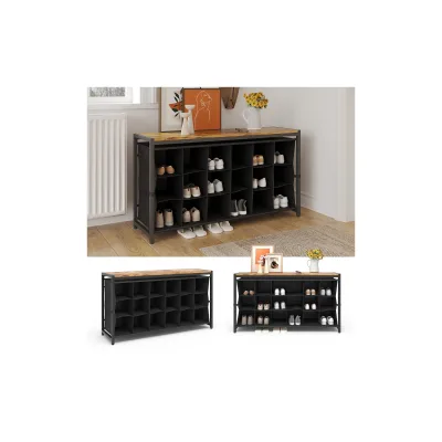 Vicco Schuhschrank Fyrk Eiche rustikal 100 x 54,5 cm
