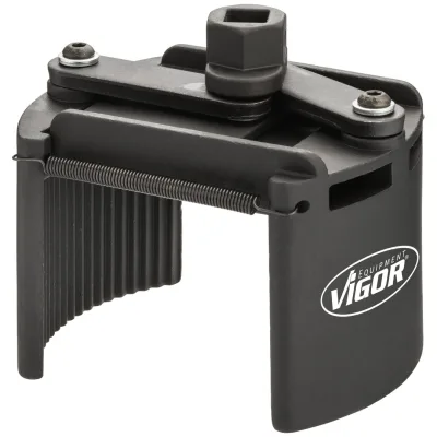 VIGOR Ölfilter-Spannschlüssel, 115 - 140 mm, universal, 24 mm Außen-Sechskant, 1/2 (12,5 mm) Vierkant hohl, 115 - 140 mm