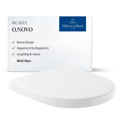 Villeroy & Boch WC-Sitz O.novo 423 x 368 x 51 mm