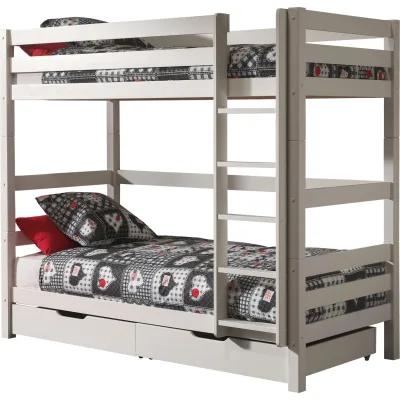 Vipack Furniture Etagen-Hochbett Pino, weiß