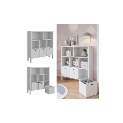 Vitalispa Kinderregal Ajaton Weiß 103,6 x 113,4 cm