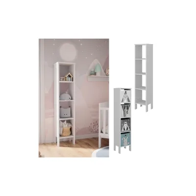 Vitalispa Kinderregal Ajaton Weiß 35,2 x 159,5 cm