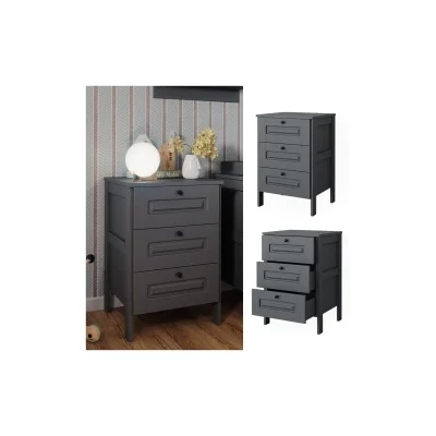 Vitalispa Kommode Ajaton Grau 60 x 88,4 cm