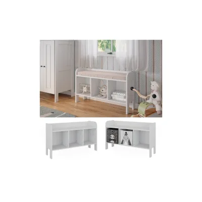 Vitalispa Sitzbank Ajaton Weiß 107,2 x 63,8 cm