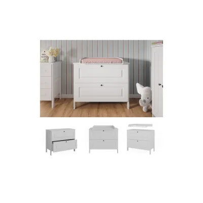 Vitalispa Wickelkommode Ajaton Weiß 108 x 98 cm