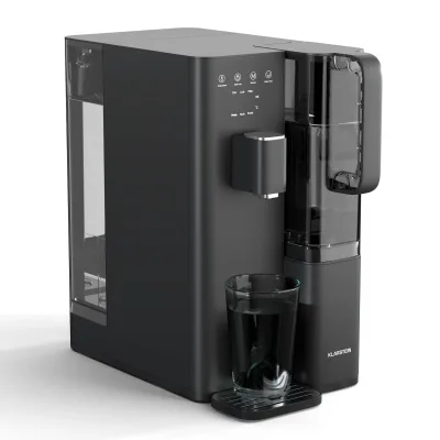VitalPour Wasserfilter   5 stufiger Filter   Umkehrosmose   5 L Tank   Touch   mobil   3 Sekunden Schwarz 5 Liter