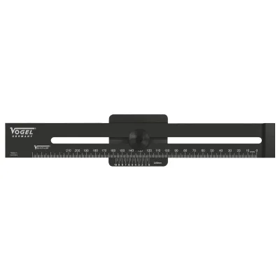 Vogel Germany Streichmaß Anschlaglineal Messbereich 300 mm Ablesung 0,05 mm
