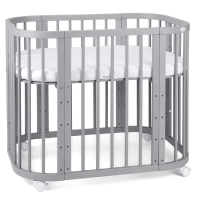 waldin Babybett Olivgrün 66x93 cm