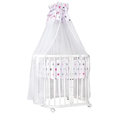 waldin Babybett Olivgrün 73x124 cm