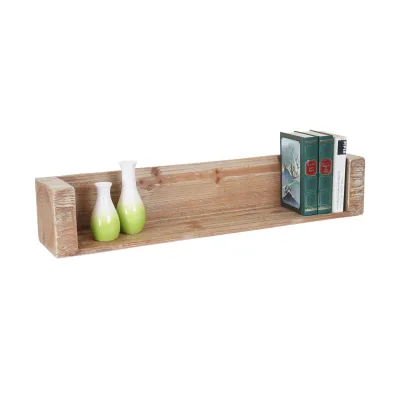 Wandregal MCW-A15, Hängeregal Bücherregal, Tanne Holz rustikal massiv MVG-zertifiziert ~ 60cm