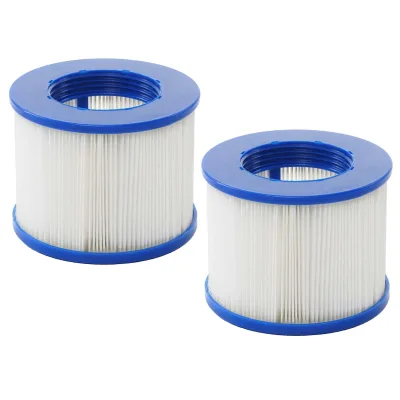 Wasserfilter für Whirlpool MCW-E32, Ersatzfilter Filterkartusche Filterpatrone Lamellenfilter, Zubehör ~ 2 Stück