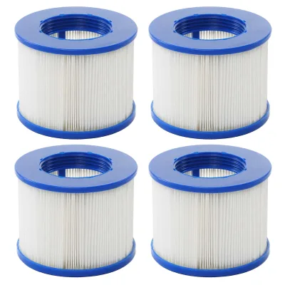 Wasserfilter für Whirlpool MCW-E32, Ersatzfilter Filterkartusche Filterpatrone Lamellenfilter, Zubehör ~ 4 Stück