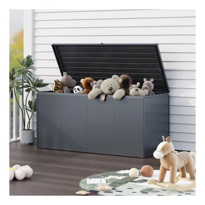 Weide Noble Gartenbox 2000 L   Aufbewahrungsbox aus Stahl   Anthrazit